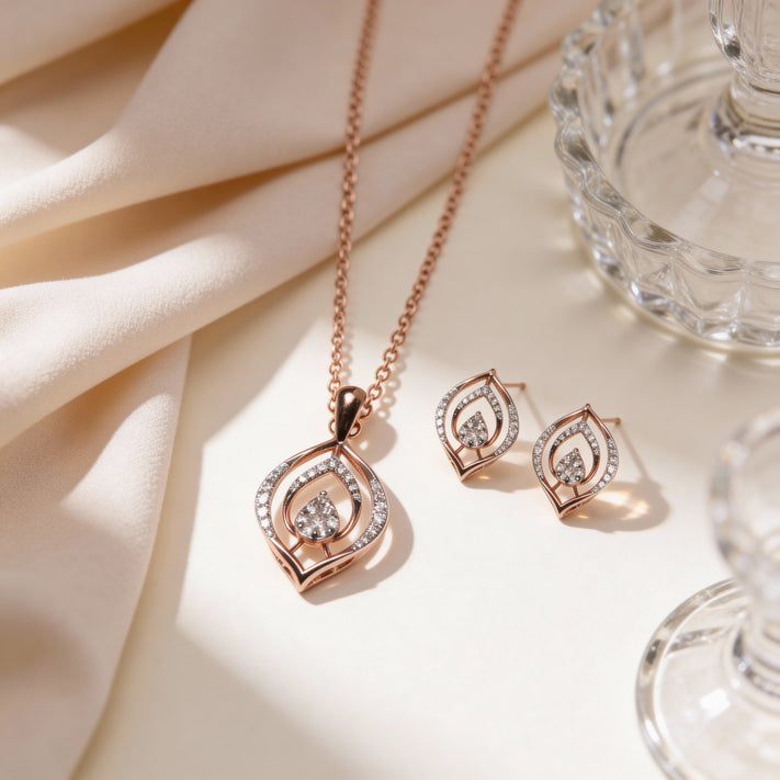 Diamond Pendant Sets