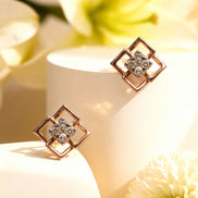 Bella Quadra Bloom Diamond Earrings