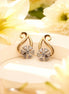 Bella Floral Curve Diamond Earrings