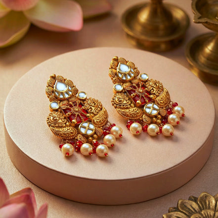 Rajlakshmi Temple Gold Choker Set