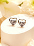 Bella Heart Whisper Diamond Earrings