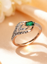 Bella Emerald Whisper Diamond Ring