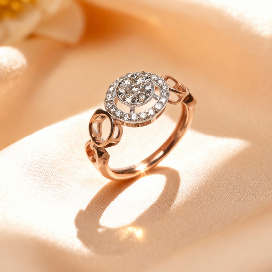 Bella Regal Halo Diamond Ring