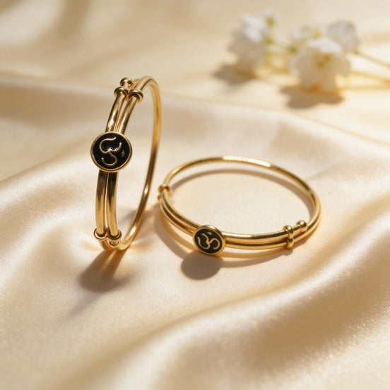 RSJ Pranava Gold Om Baby Kadas