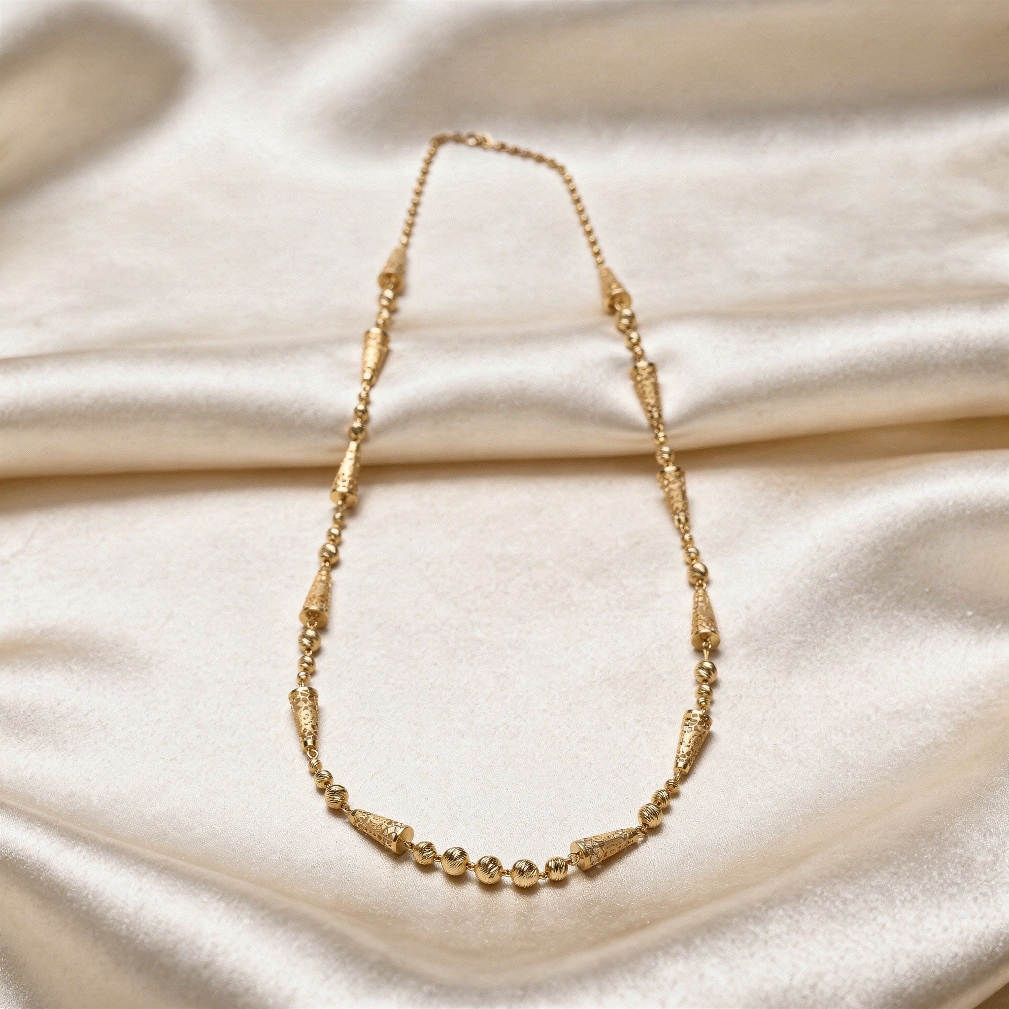 RSJ Grace Bead Gold Chain