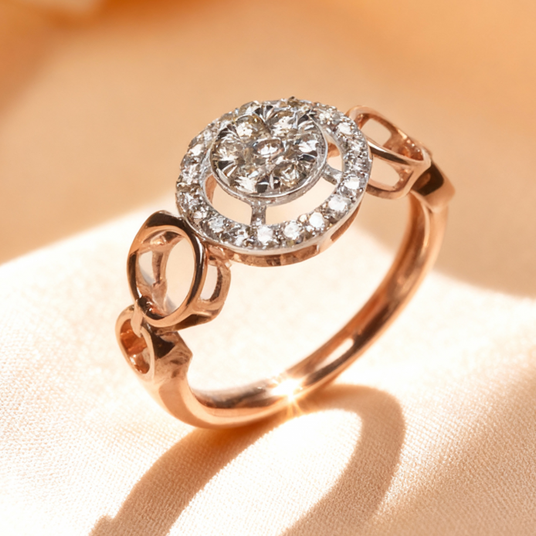 Bella Regal Halo Diamond Ring