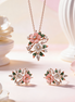 Siora Blush Garden Pendant Set