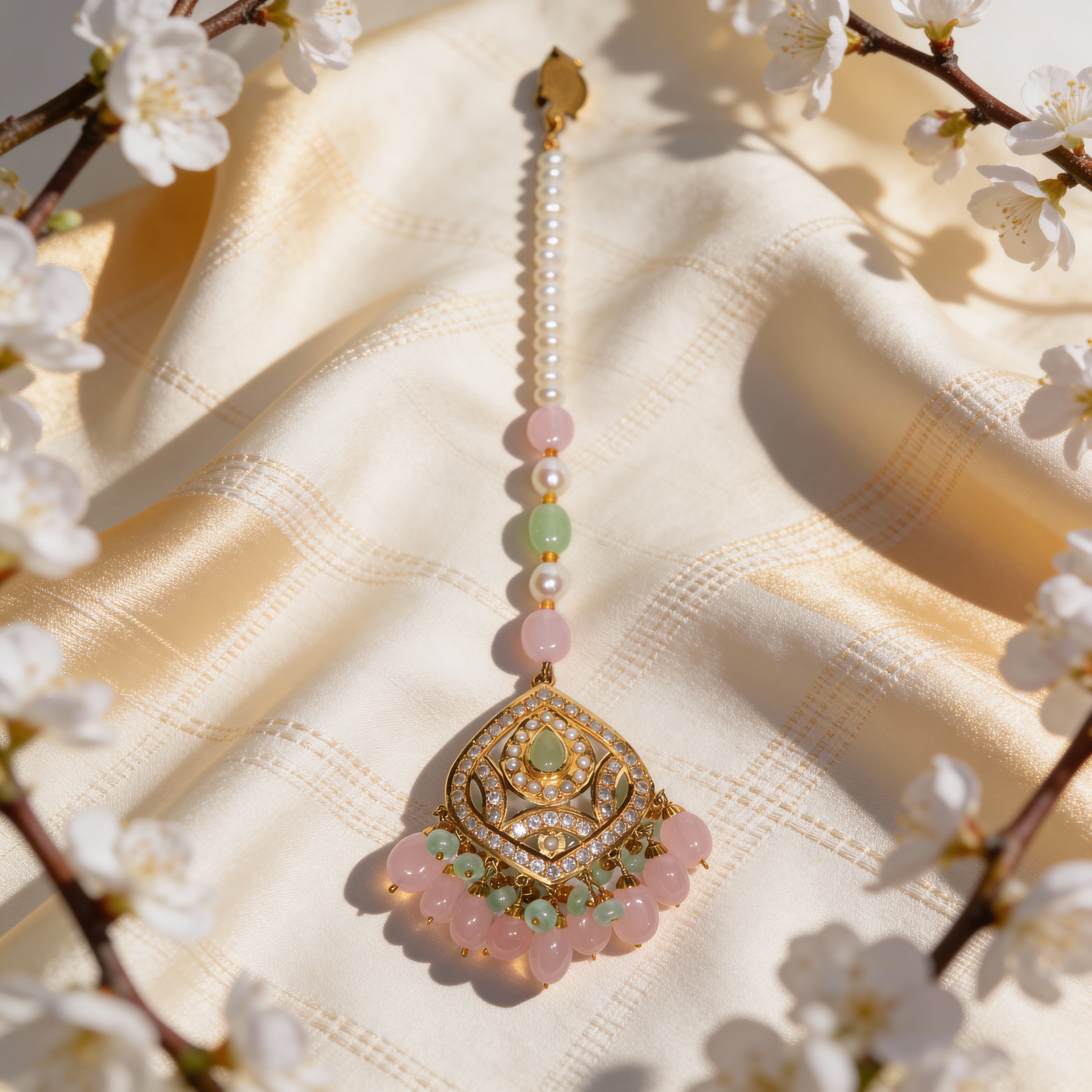 Padmavati Heirloom Gold Mang Tikka