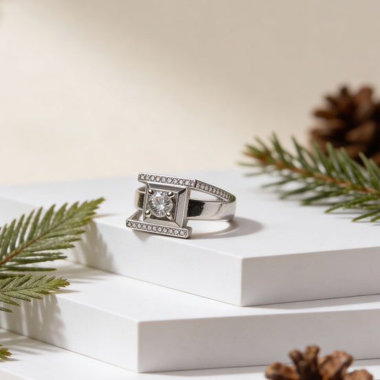 Siora Nova Frame Silver Ring