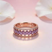 Siora Amethyst Royale Band