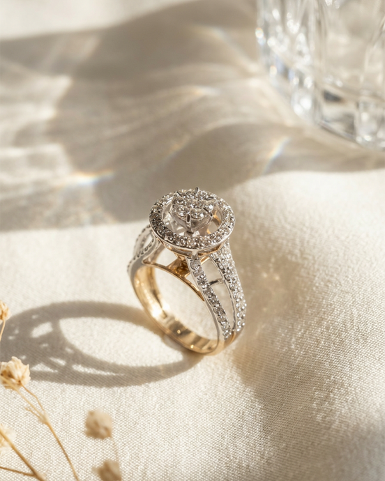 RSJ Halo Grace Diamond Ring