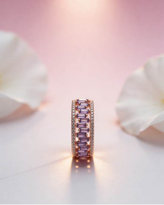 Siora Amethyst Royale Band