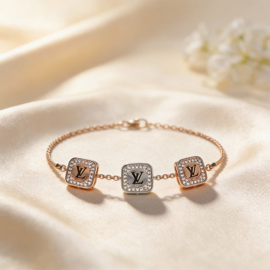 RSJ Trinity Emblem Gold Bracelet