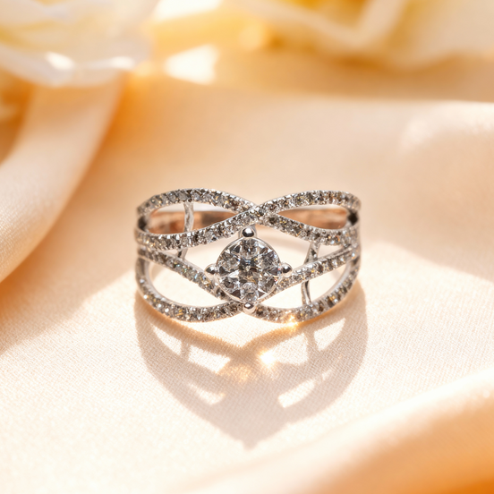 Bella Infinity Spark Diamond Ring