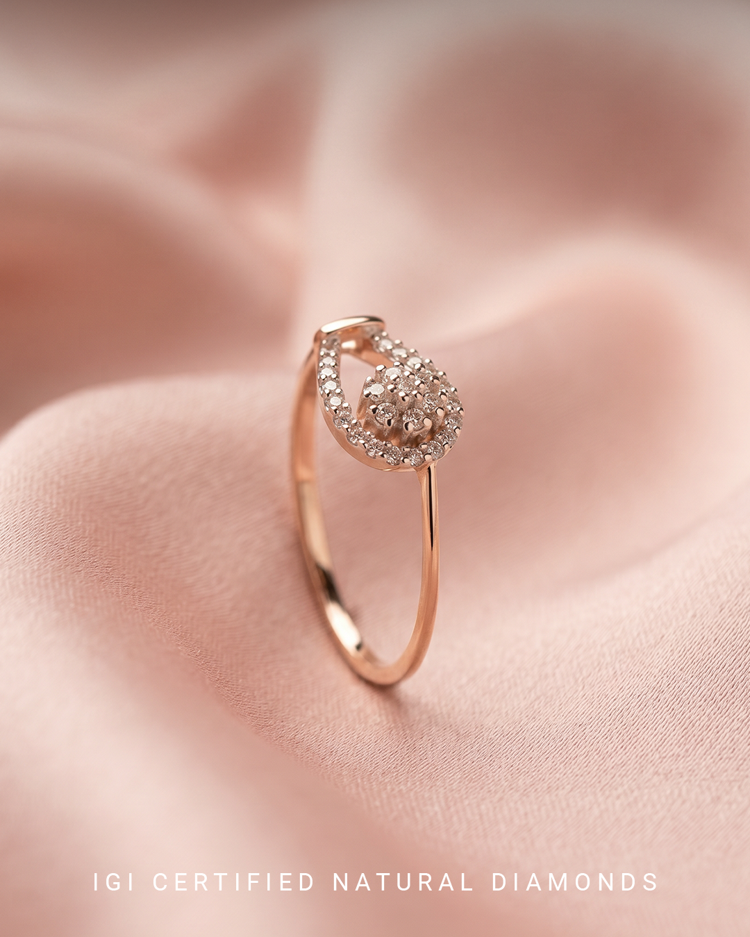 Bella Celestial Halo Knot Ring