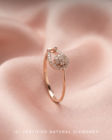 Bella Celestial Halo Knot Ring
