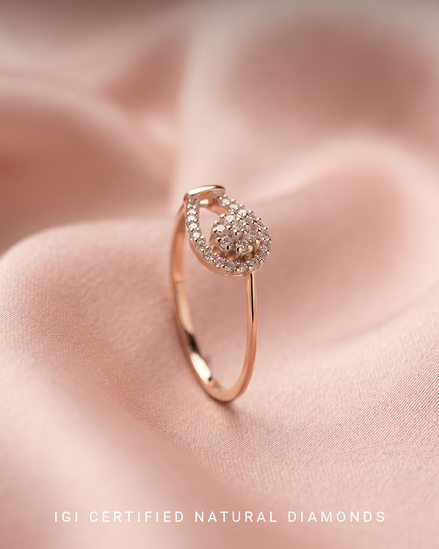 Bella Celestial Halo Knot Ring