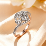 Bella Bloom Cluster Diamond Ring