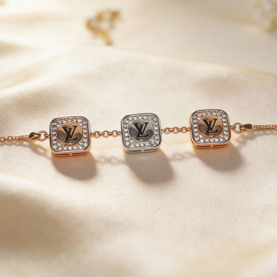 RSJ Trinity Emblem Gold Bracelet