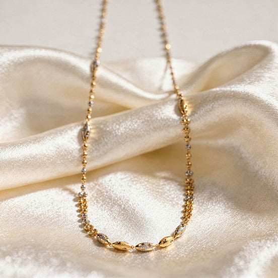 RSJ Refined Oval Link Gold Chain