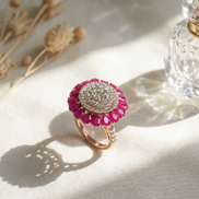 RSJ Ruby Royale Diamond Ring
