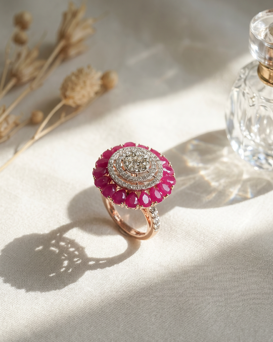 RSJ Ruby Royale Diamond Ring
