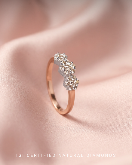 Bella Trinity Blossom Ring