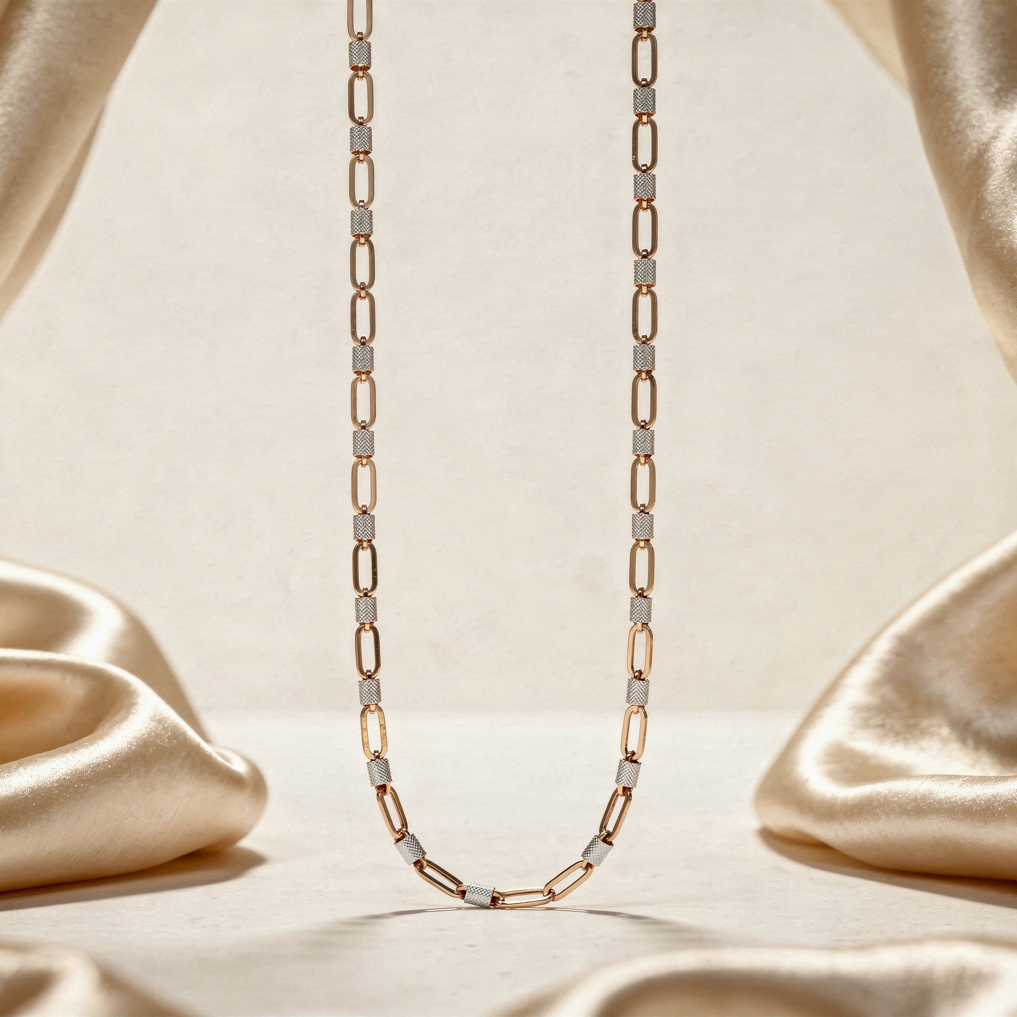 RSJ Signature Block Link Gold Chain