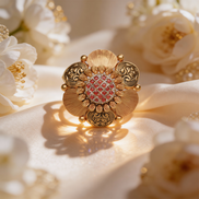 Ruhira Bloom Gold Cocktail Ring
