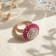 RSJ Ruby Royale Diamond Ring