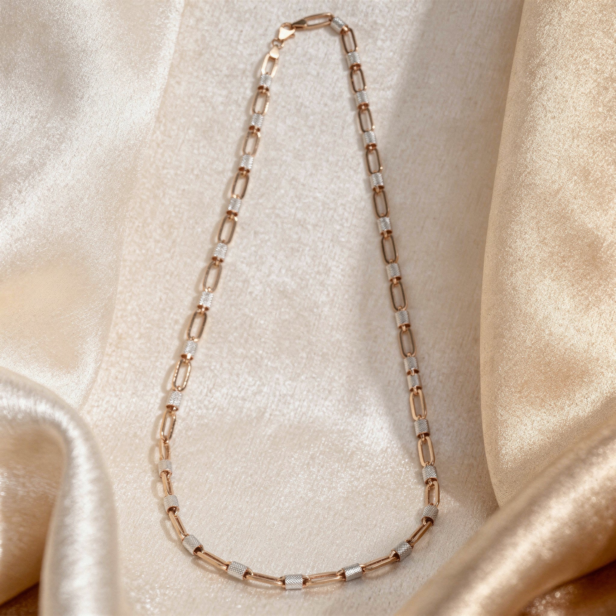 RSJ Signature Block Link Gold Chain