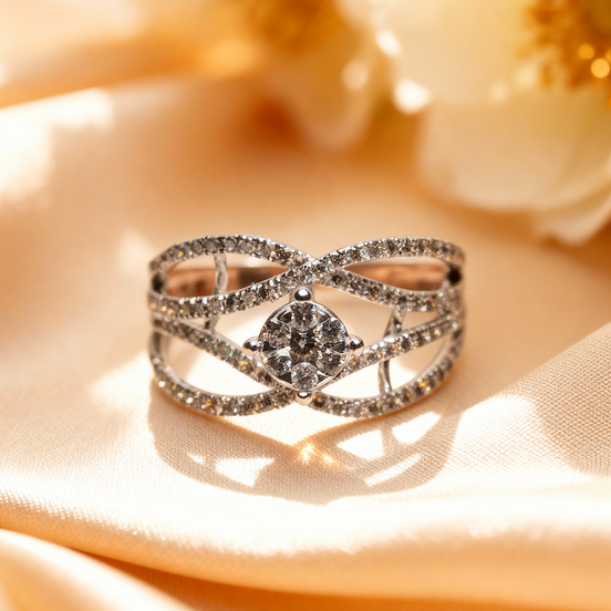 Bella Infinity Spark Diamond Ring
