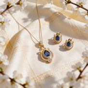 Neelara Grace Gold Pendant Set