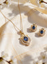 Neelara Grace Gold Pendant Set
