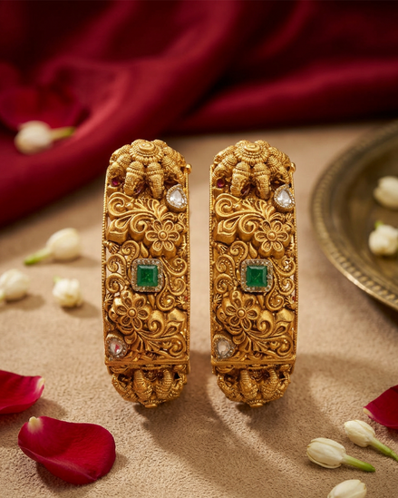 RSJ Royal Heritage Gold Bangle Set