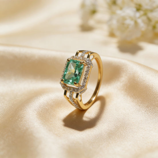 Verdant Royale Diamond Gold Ring