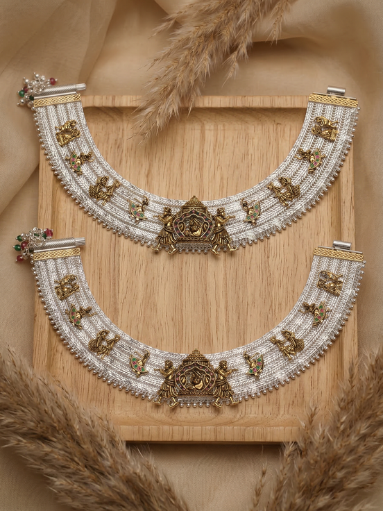 Siora Divine Heritage Silver Anklet