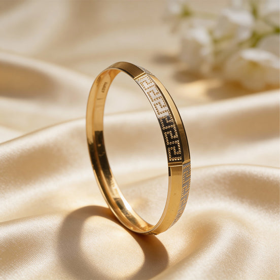 RSJ Aurelia Script Gold Kada