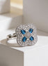 Siora Azure Bloom Ring