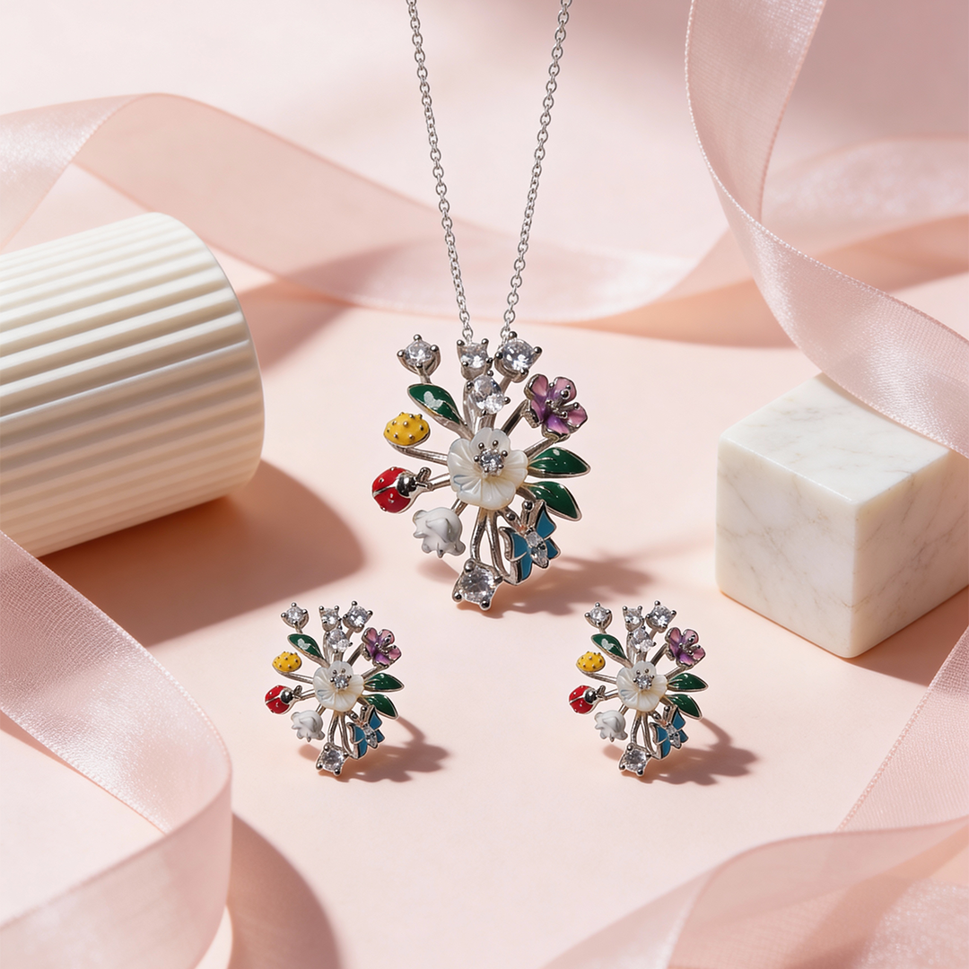 Siora Garden Whimsy Pendant Set