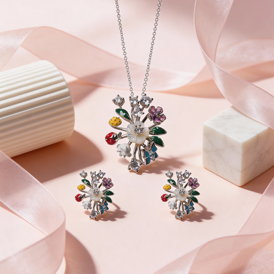 Siora Garden Whimsy Pendant Set