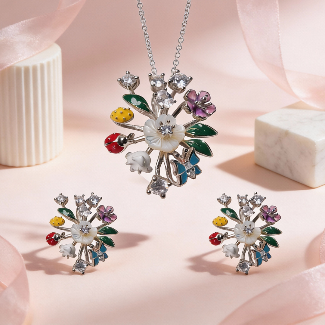 Siora Garden Whimsy Pendant Set
