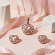 Siora Heart Radiance Pendant Set