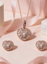 Siora Heart Radiance Pendant Set