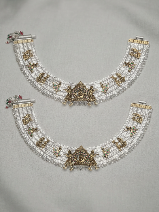 Siora Divine Heritage Silver Anklet