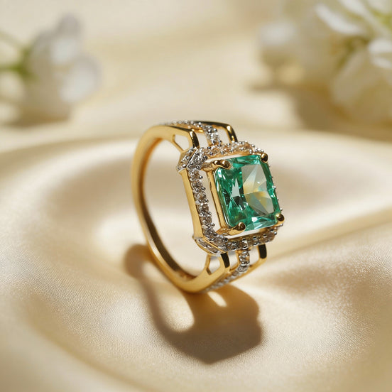 Verdant Royale Diamond Gold Ring