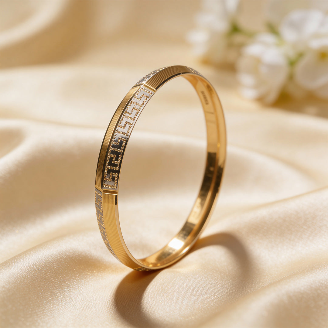 RSJ Aurelia Script Gold Kada