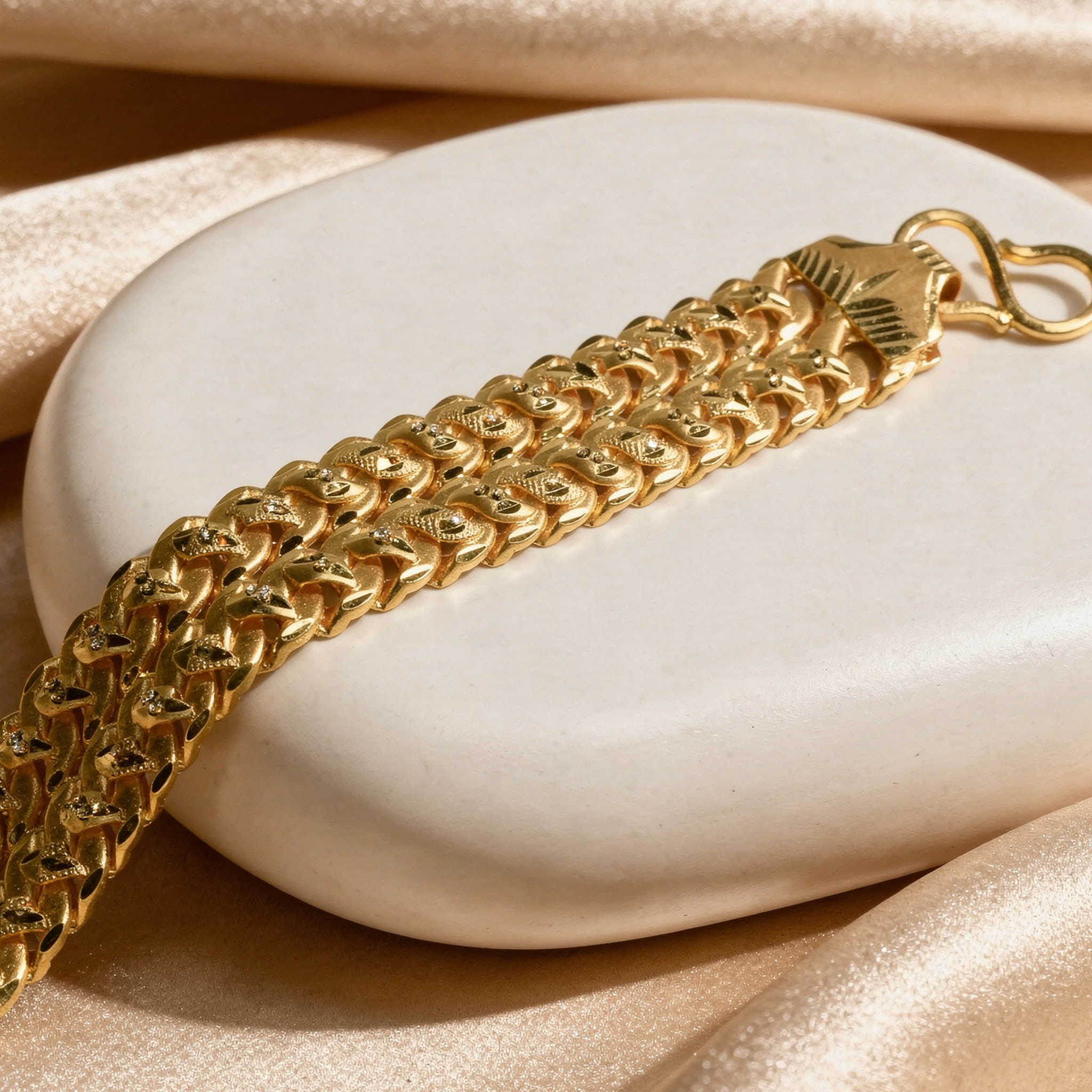 RSJ Regal Link Gold Bracelet