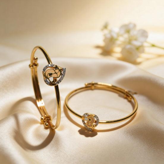 RSJ Little Heart Gold Baby Kadas