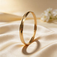 RSJ Aureus Edge Classic Gold Kada